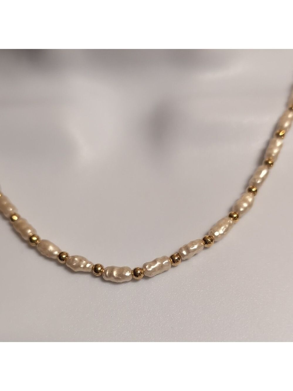 Vtg Petite Pearl Necklace From Napier